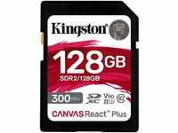 Kingston Canvas React Plus SD 128GB Speicherkarte (128 GB, Class 10, 300 MB/s