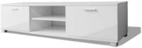 vidaXL TV-Schrank TV-Board Hochglanz-Wei&szlig; 140x40,5x35 cm