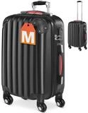 monzana Hartschalen-Trolley, 4 Rollen Rollen, 55x34x20cm Handgep&auml;ck mit Rollen