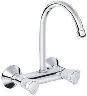 Grohe K&uuml;chenarmatur Costa L Wandmontage, hoher Auslauf, Chrom
