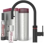 QUOOKER K&uuml;chenarmatur Flex Round Set PRO3 Reservoir & CUBE schwarz FXRBLK PRO3...