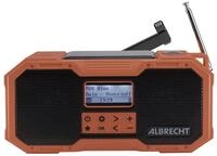 Albrecht DAB+ Notfall Outdoor Kurbelradio, - (UKW, SOS, Taschenlampe 27911 Radio