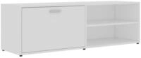 vidaXL TV-Schrank NA TV-Schrank Wei&szlig; 120x34x37 cm Spanplatte Lowboard