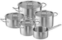 KLAMER Topf-Set 5-tlig. mit Glasdeckel, Induktion, extra dicke Wand- und Bodenst&auml;rke