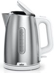Braun Wasserkocher PurShine WK 1500 WH - 1,7 L, Schnellkochsystem, Anti-Kalk...