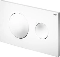 Viega Bet&auml;tigungsplatte VIEGA WC Bet&auml;t.-Pl. VISIGN for Style 20 8610.1 wei&szlig; alpin