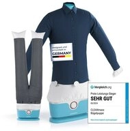 CLEANmaxx B&uuml;gelsystem Hemdenb&uuml;gler f&uuml;r Hemden & Blusen + B&uuml;gler-Aufsatz f&uuml;r