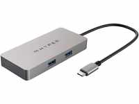 Hyper 5-Port USB-C Hub Adapter USB-C zu HDMI, RJ-45 (Ethernet), USB Typ A, USB...