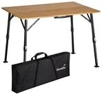 Skandika Campingtisch Tobro Bambus Klapptisch, Gartentisch, klappbar, faltbar,