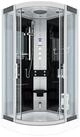 AcquaVapore Komplettdusche Duschkabine Dusche D46-23T1 Schwarz 100x100,