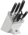Messerblock ZWILLING All * Star Messerblockset mit KiS Technologie 7-tlg, Wei&szlig;