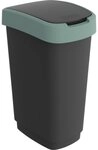 ROTHO M&uuml;lleimer TWIST Abfalleimer 50l - 2-in-1 Deckel - ideal zur M&uuml;lltrennung