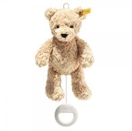 Steiff Kuscheltier Spieluhr Soft Cuddly Friends Teddyb&auml;r Jimmy Hellbraun
