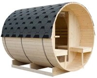 HOME DELUXE Fasssauna Outdoor Fasssauna LAHTI, BxTxH: 189 x 220 x 191.5 cm