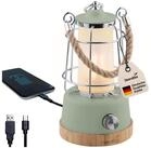 Skandika LED Gartenleuchte Campinglampe Kiruna aufladbar mit Powerbank 5000...