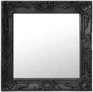 vidaXL Barockspiegel vidaXL Wandspiegel im Barock-Stil 50x50 cm Schwarz