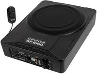 Crunch GP1000 25cm Aktiv Subwoofer Aktivbass Untersitz Auto-Subwoofer (100 W, max.: W