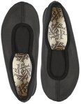 Beck Schl&auml;ppchen aus Kunstleder mit Ristgummi, Gummisohle Gymnastikschuh (sehr