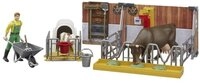 Bruder&reg; Spielzeug-Traktor bruder 62611 bworld Kuh- und K&auml;lberstall mit...