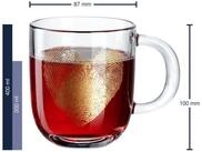 LEONARDO Tasse, Kalk-Natron Glas, Sp&uuml;lmaschinengeeignet, Mikrowellengeeignet