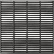 vidaXL Gartenzaun, Lamellenzaun WPC 180x180 cm Dunkelgrau