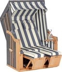SunnySmart Strandkorb Rustikal 50 Plus, BxTxH: 120x80x160 cm, Halblieger, (OTTOs