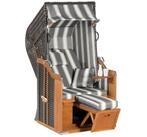 SunnySmart Strandkorb Rustikal 250 Plus 1-Sitzer, BxTxH: 95x90x160 cm, Halblieger,