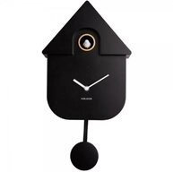 Karlsson Uhr Kuckucksuhr Wall Clock Modern Cuckoo Schwarz (41cm)