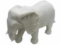 Trend Line Statue Elefant 42cm weiss (692550223)