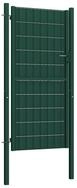 vidaXL Gartentor, Zauntor PVC und Stahl 100x124 cm Gr&uuml;n