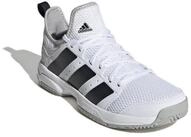 adidas Performance Hallen-Indoorschuhe Stabil #22 weiss Kinder Badmintonschuh