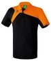 Erima T-Shirt Sport-Polo Club 1900 2.0 (100% Polyester) schwarz/orange Kinder