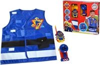 SIMBA Spielzeug-Schutzweste Feuerwehrmann Sam, Feuerwehr Rettungsset, (Set, 3-tlg),