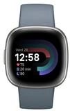 fitbit Sportuhr Fitbit Versa 4 Wasserfallblau - Intelligente Uhr mit Band,