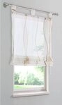 OTTO home Raffrollo Dimona, mit Schlaufen, Transparent, Voile, Polyester