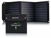 BRESSER Mobiles Solar-Ladegerät 40 Watt mit USB- u. DC-Anschluss...