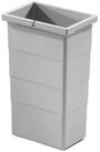 Hailo Einbaum&uuml;lleimer Hailo Inneneimer 1075969 hellgrau 10 Liter 226 x 156 x 350 mm