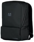 onemate Rucksack Backpack Mini / schwarz (1-tlg), 15 L mit austauschbarem Flap