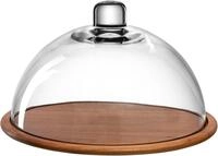 LEONARDO Servierplatte CUCINA, Glas, Massivholz, (Set),...