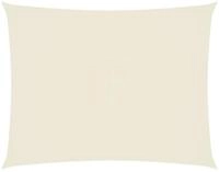 vidaXL Sonnensegel Sonnensegel Oxford-Gewebe Rechteckig 2x3,5 m Creme, (1-tlg)