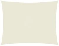 vidaXL Sonnensegel Sonnensegel Oxford-Gewebe Rechteckig 2,5x4 m Creme, (1-tlg)
