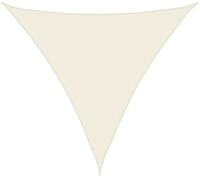 vidaXL Sonnensegel Sonnensegel Oxford-Gewebe Dreieckig 4x4x4 m Creme, (1-tlg)