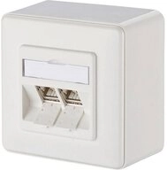 Metz Connect C6Amodul 2 Port 270&deg;M AP 130B12D20002-E Netzwerk-Adapter, Modulf&auml;hig