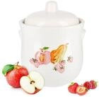 MamboCat Vorratsglas MamboCat Rumtopf Ruben 5L wei&szlig; mit Obstmotiv - 1686/5,