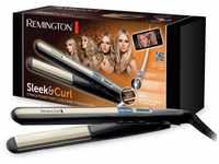 Remington Glätteisen S6500 sleek & curl Smart LCD-Anzeige Keramik