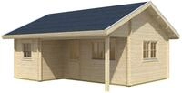 Skanholz Gartenhaus Ontario, BxT: 680x580 cm, mit Lattung