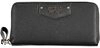 GUESS JEANS Geldb&ouml;rse, Damenbrieftasche Schwarz &ndash; Vielseitiges Design mit
