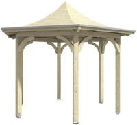 Skanholz Holzpavillon Versailles, BxTxH: 418x360x332 cm, inkl. Aufschraubstutzen