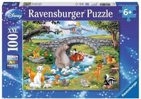 Ravensburger Puzzle 100 Teile XXL Disney Die Familie der Animal Friends 10947,...