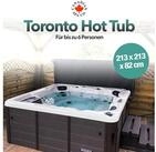 Canadian Spa GmbH Whirlpool Toronto UV, Aufstellbecken, 213 cm x 213 cm, f&uuml;r 6